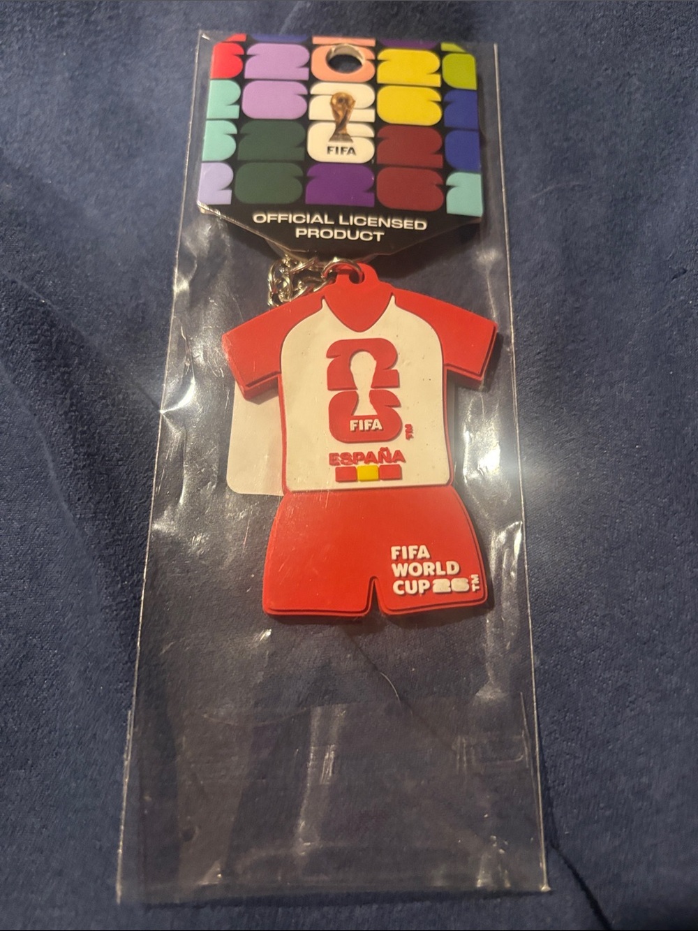 Red Jersey Keychain with FIFA Tag